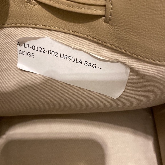 Anine Bing leather Ursula beige bag . Worn once . - Picture 8 of 8
